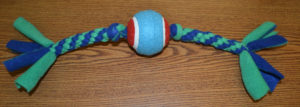 This fun braided tennis ball pet toy will provide hours of fun for you and your furry one.