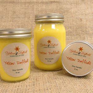 Yellow Daffodil Candle