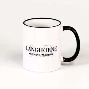 Langhorne Coordinates Mug